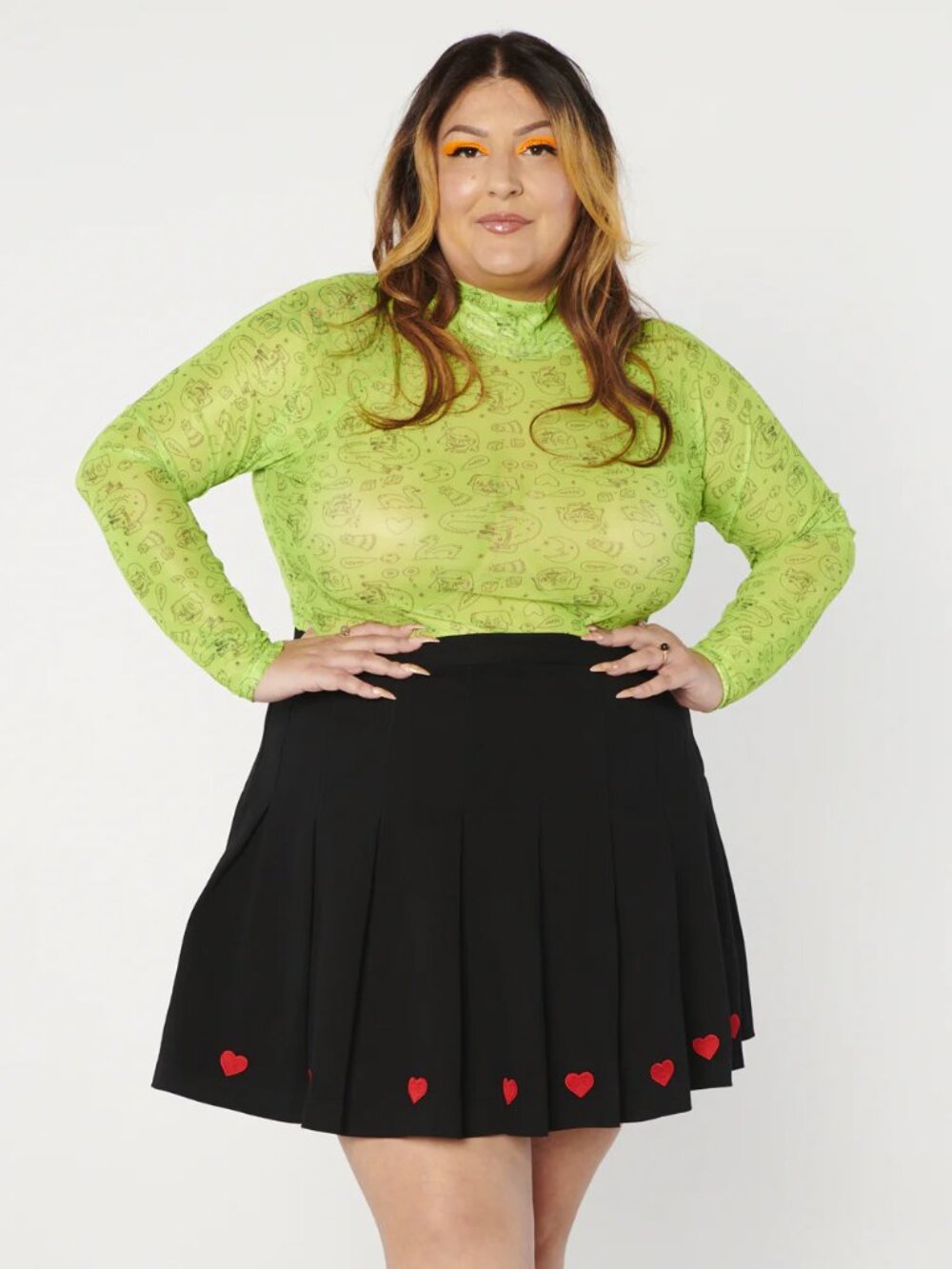 Tuesday of California pleated skirt